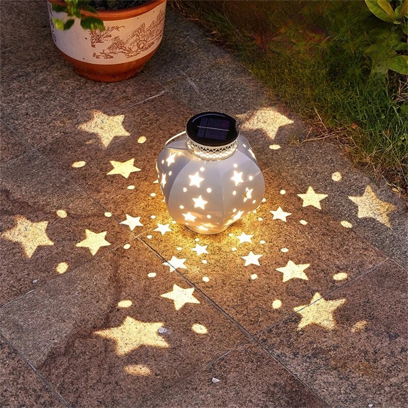 Smart Garden Light Camera - Garden Star Projector Lamp Hanging Solar