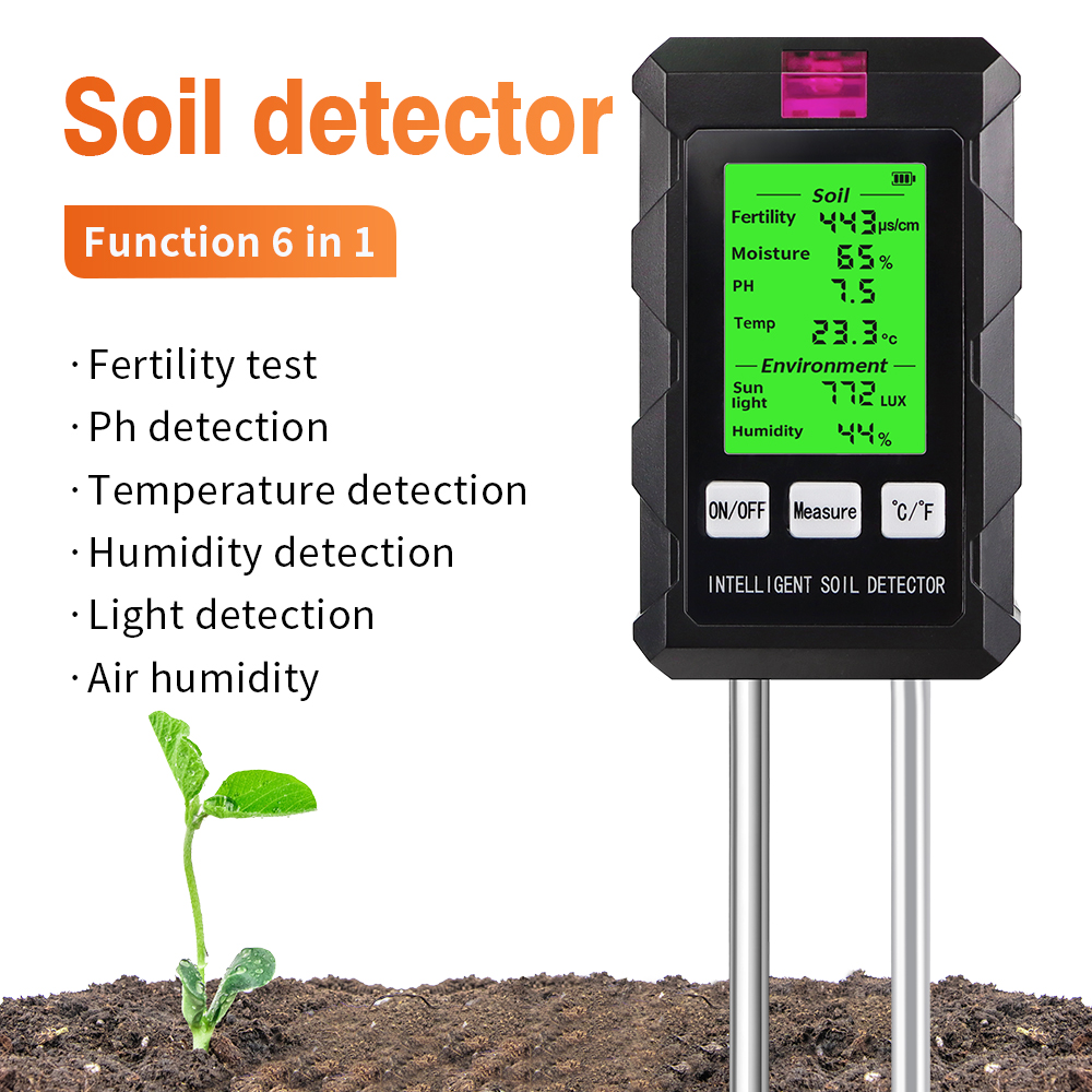 Soil Test Digital - 6 in 1 Digital Soil Tester