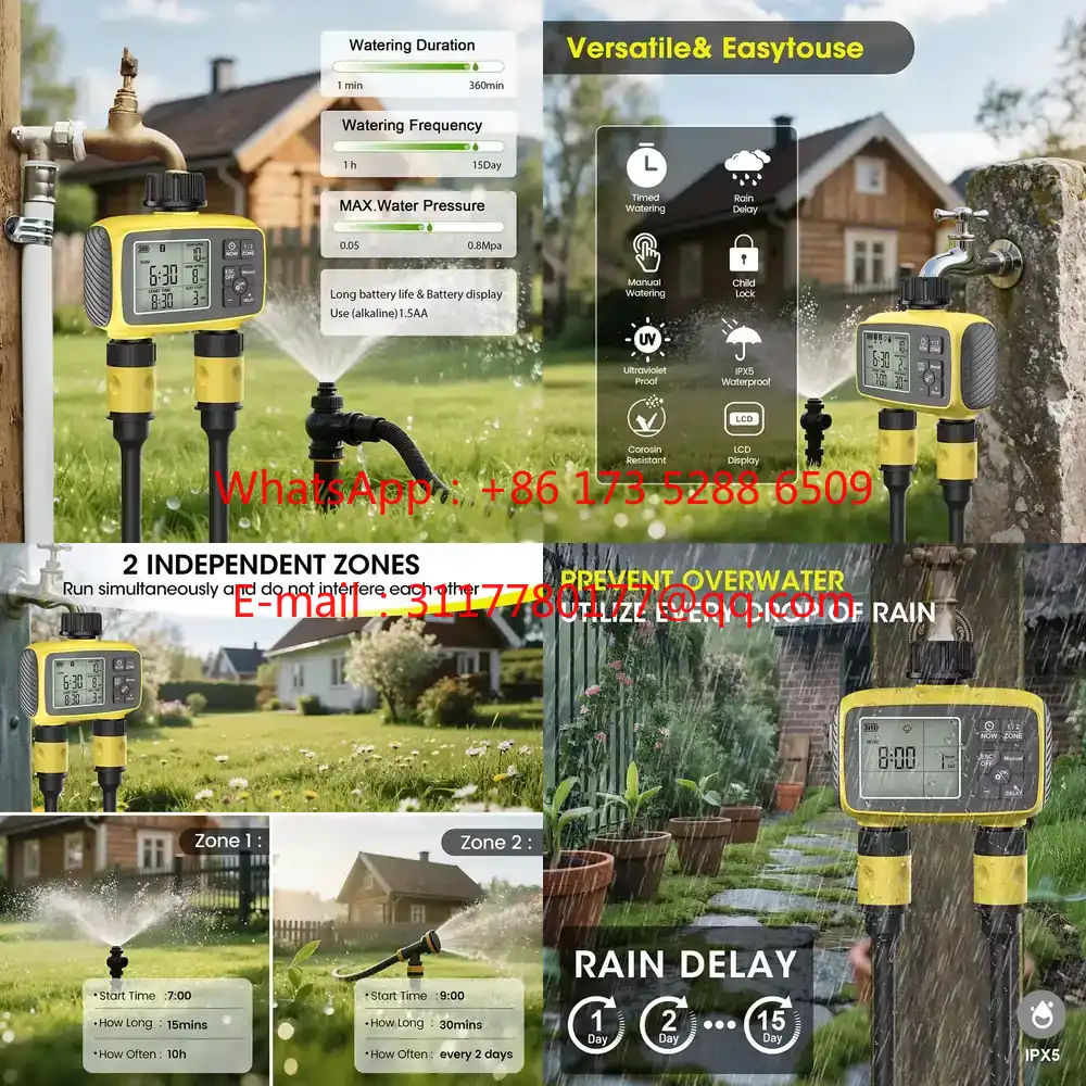 Smart Garden Zone - WAP01 Large Screen Display Garden Irrigation