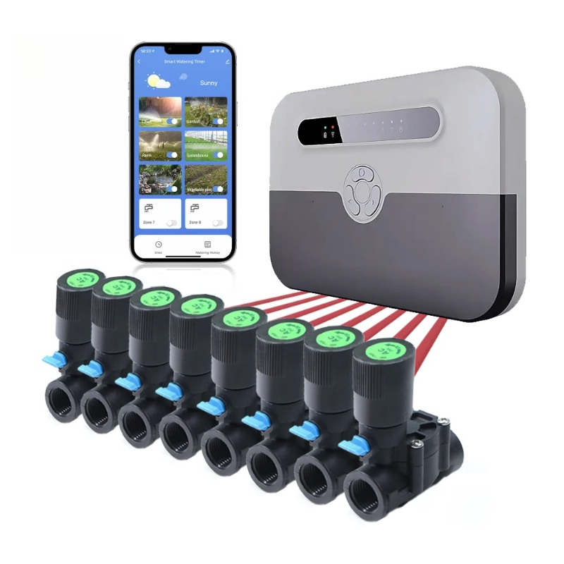 Smart Garden Zone - Garden Water Solenoid Valve Controller 8-Zone