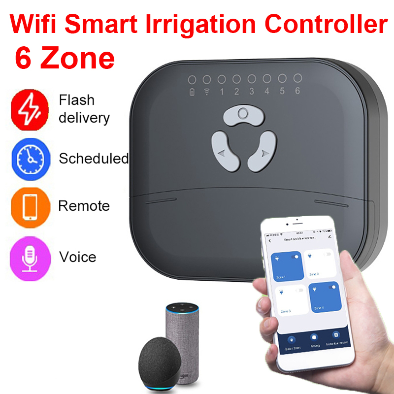 Smart Garden Zone - 6 Zone Smart Irrigation Controller Voice
