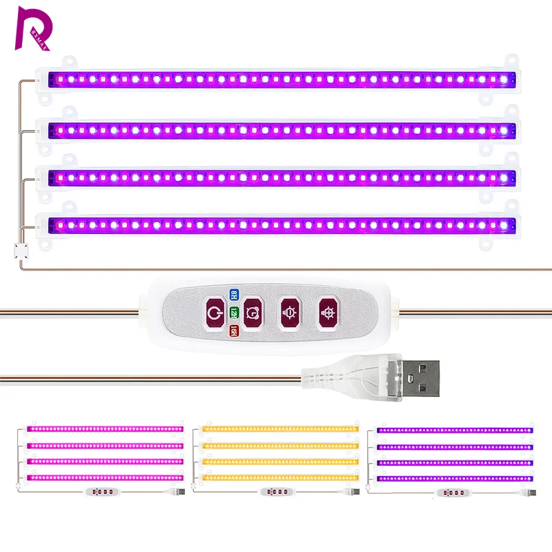 Led Plant Light Strip - LED Grow Light 5V USB Phyto
