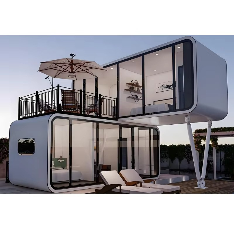 Smart Garden Apple - Luxury double-decker Apple-style cabin,smart home system,temperature