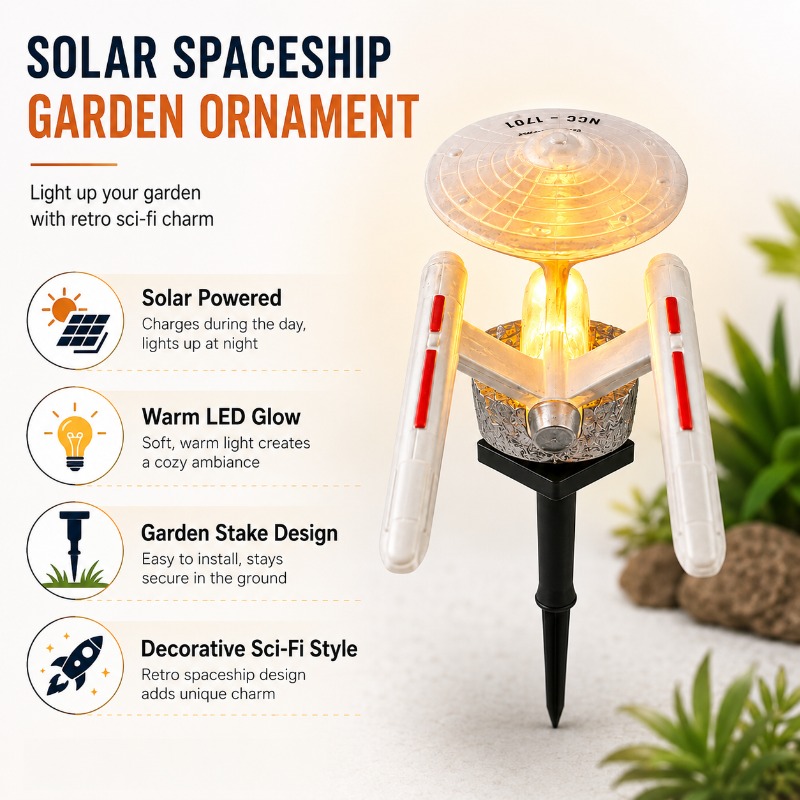 Star Trek USS Enterprise Solar - đánh giá và giá Smart Garden Light Camera