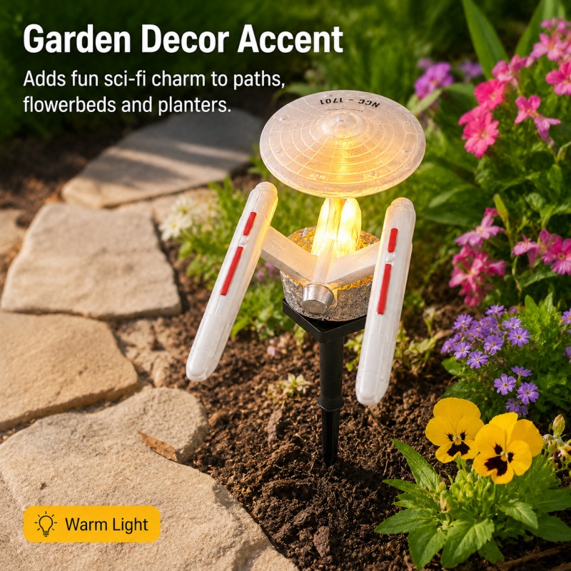 Star Trek USS Enterprise Solar - đánh giá và giá Smart Garden Light Camera