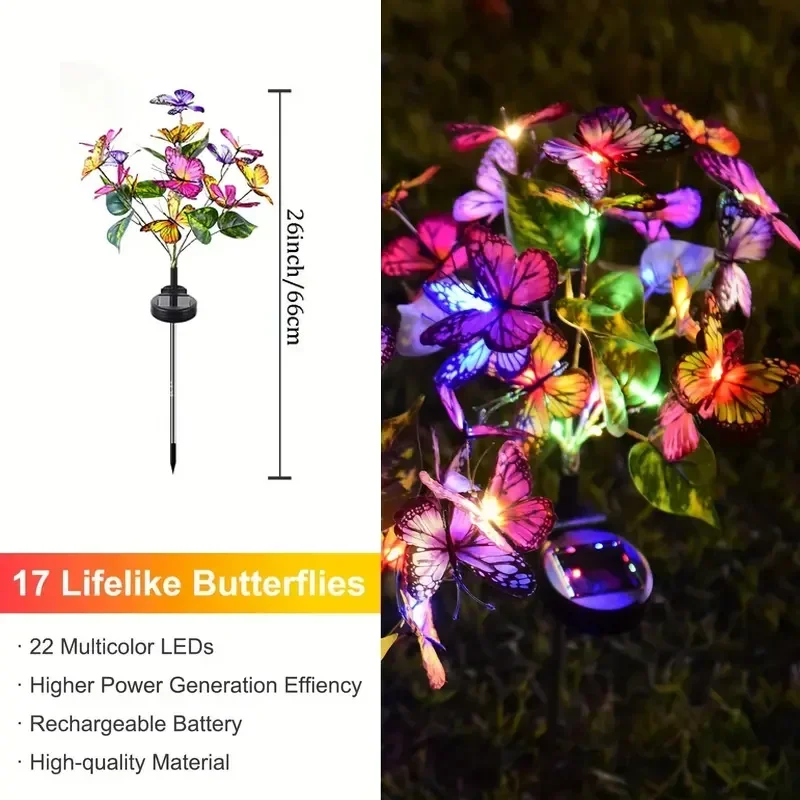 Solar LED Butterfly Garden Lig - đánh giá và giá Smart Garden Light Camera
