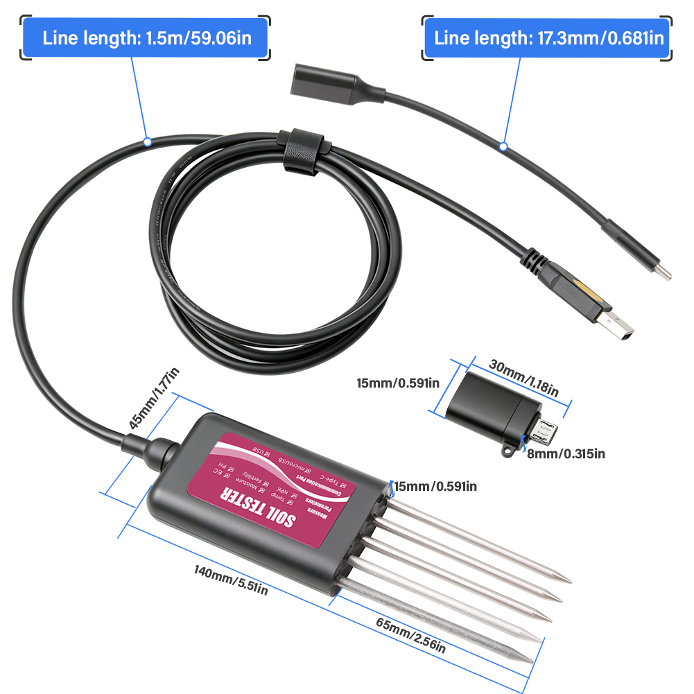 8in1 Smart Soil Tester NPK PH  - đánh giá và giá Soil Test Digital