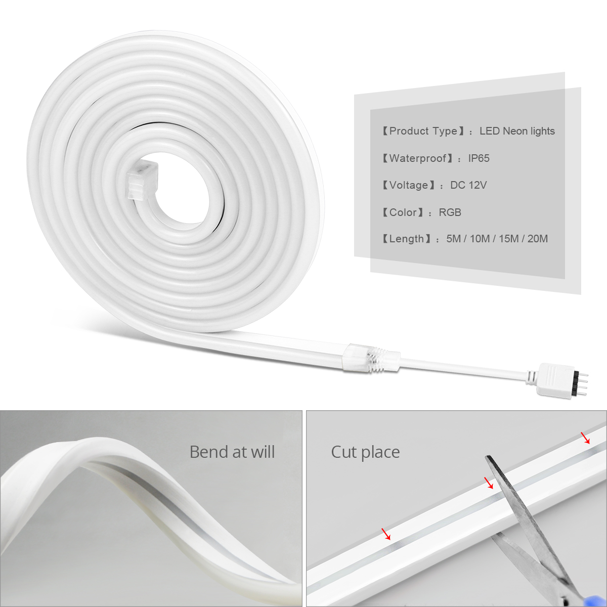 Tuya Smart Life 12V RGB Neon L - đánh giá và giá Smart Garden Youtube