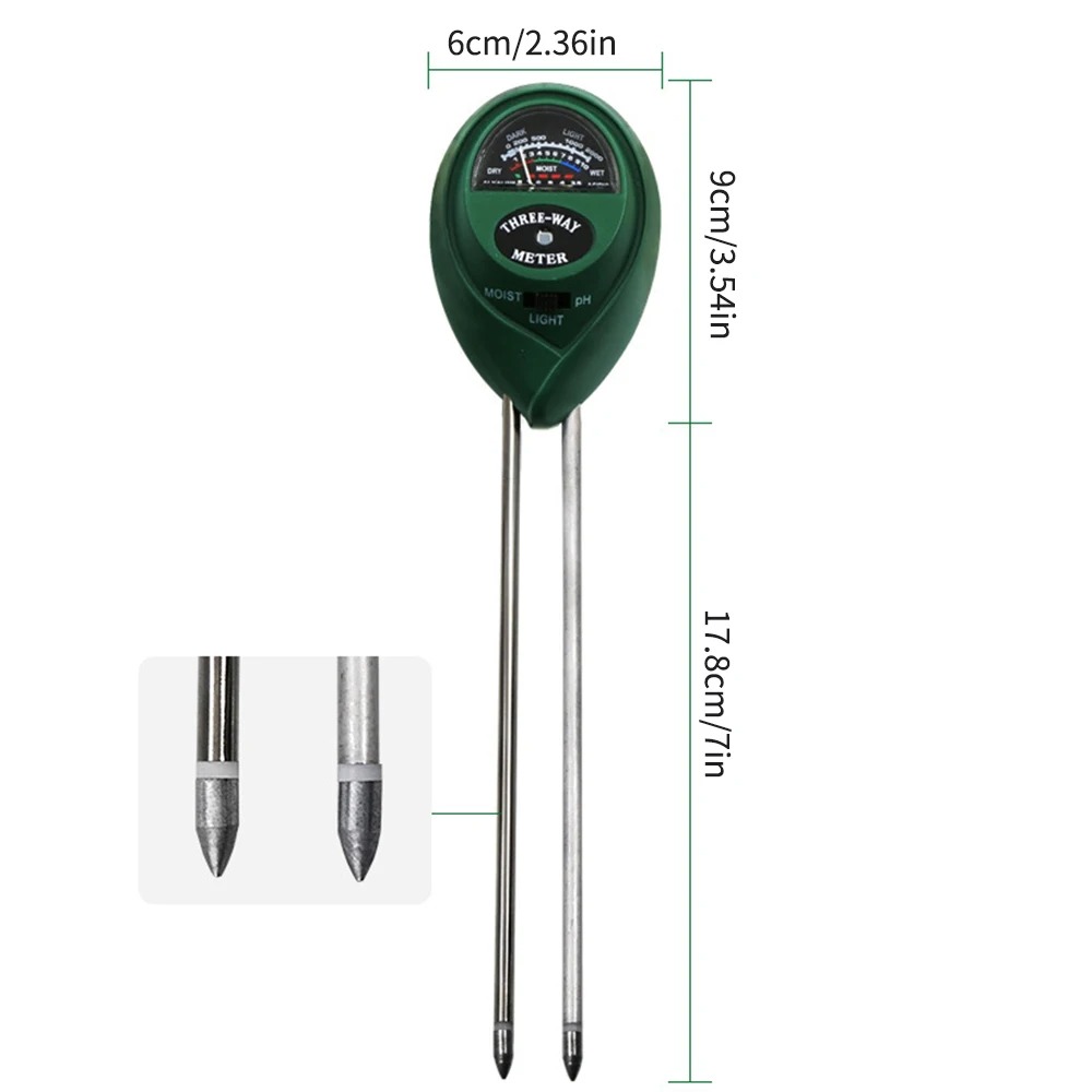 3 in 1 Soil PH Meter Sunlight  - đánh giá và giá Soil Test Digital