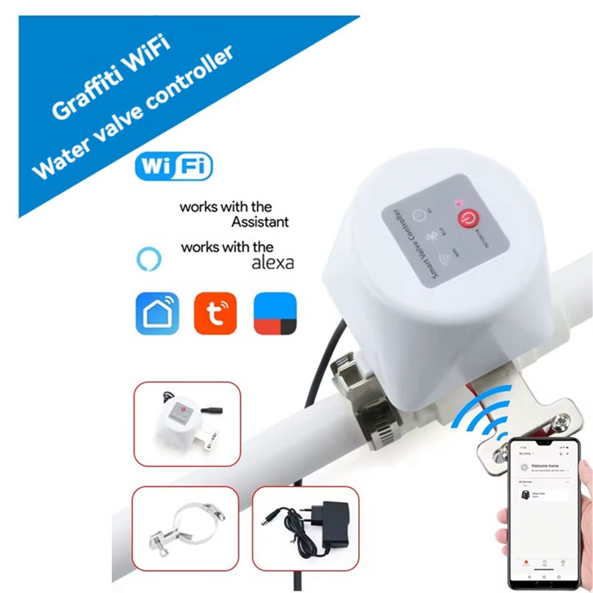 SWXF Tuya WiFi Smart Valve Con - đánh giá và giá Smart Garden Timer