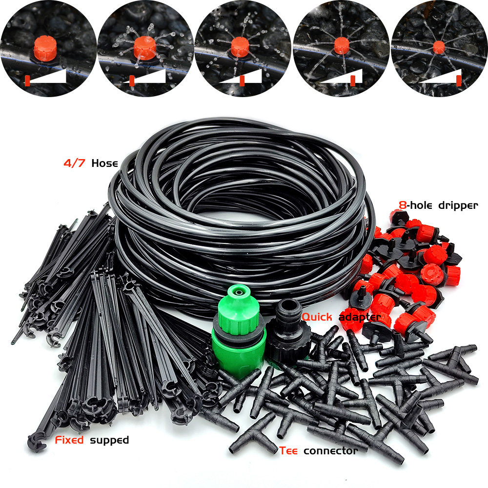 Greenhouse 15M-30M DIY Drip Ir - đánh giá và giá Smart Garden Sprinkler System