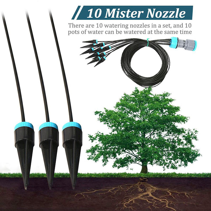 10Pcs Drip Irrigation Kit Plan - đánh giá và giá Smart Garden Sprinkler System