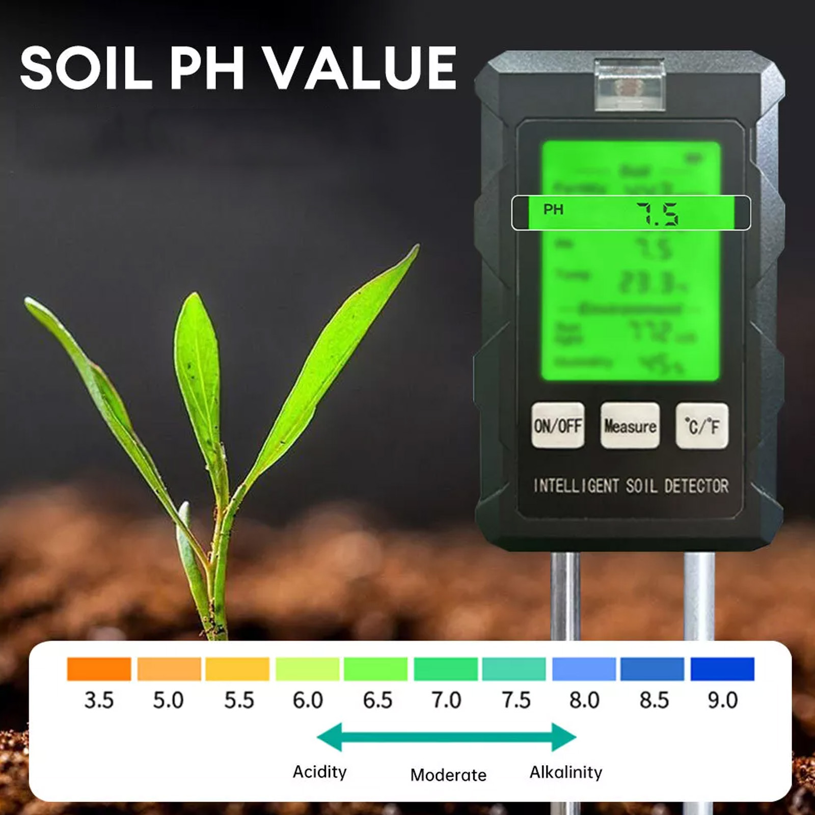 【2026 New】High Accuracy 6 In 1 - đánh giá và giá Soil Test Digital
