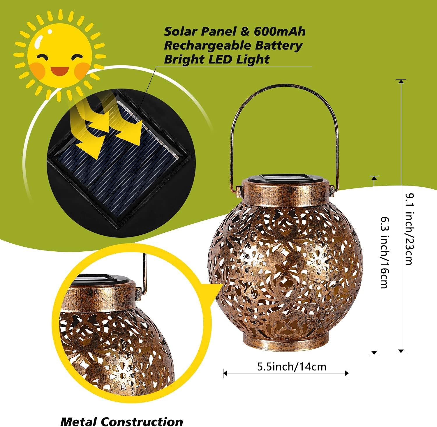 1-6PCS Moroccan Solar Lanterns - đánh giá và giá Smart Garden Light Camera