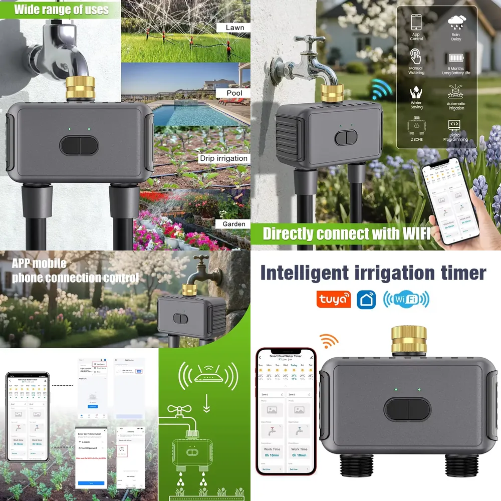 WAP01 WiFi APP Control Dual Ho - đánh giá và giá Smart Garden Timer