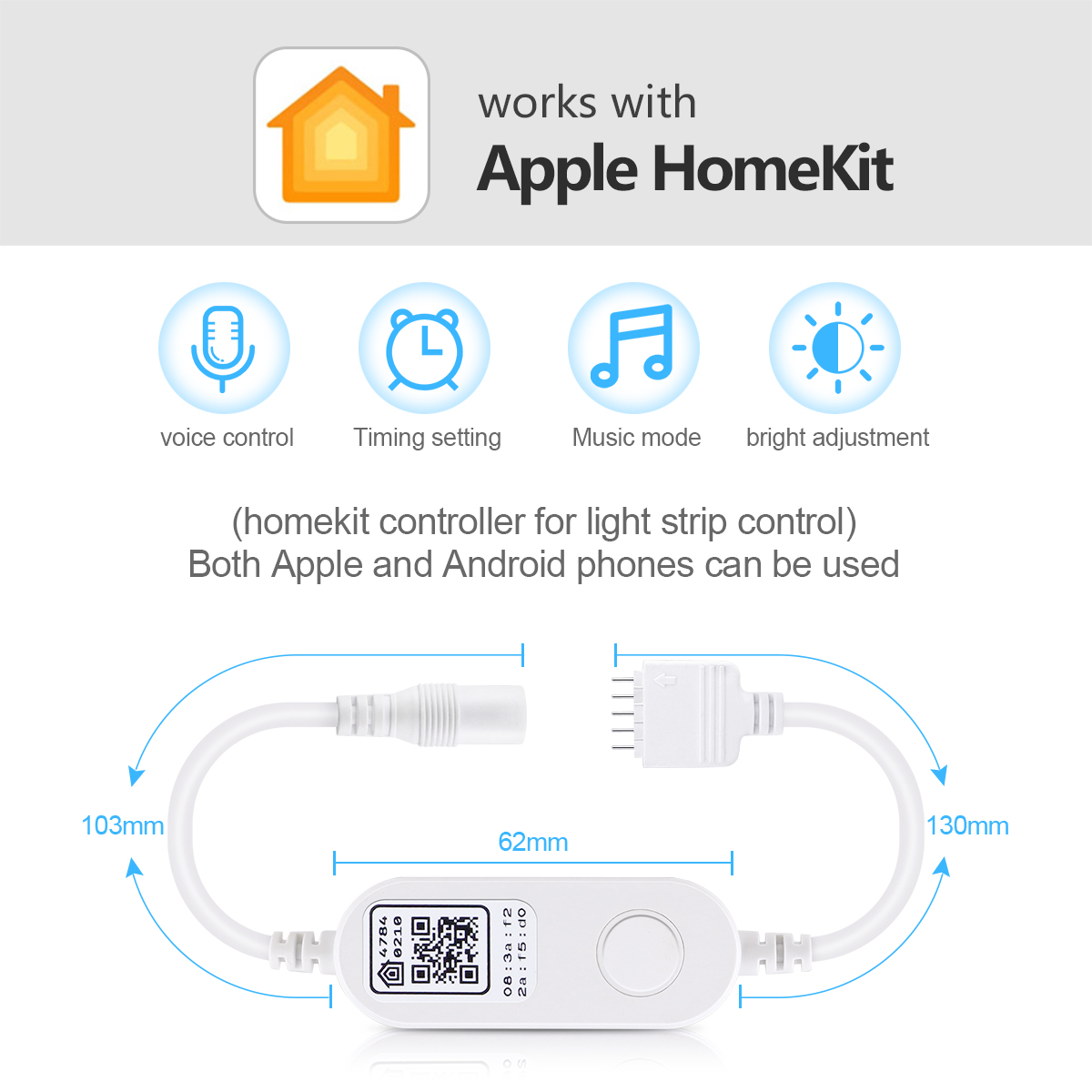 DC 12V WIFI RGBW RGBWW LED Str - đánh giá và giá Smart Garden Apple