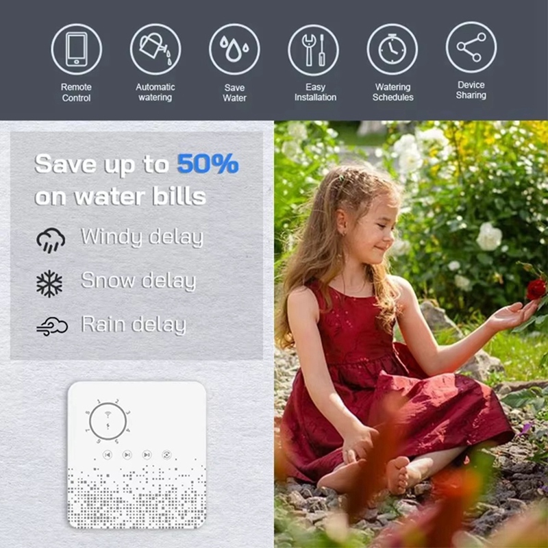 Tuya WiFi Smart Sprinkler Cont - đánh giá và giá Smart Garden Devices