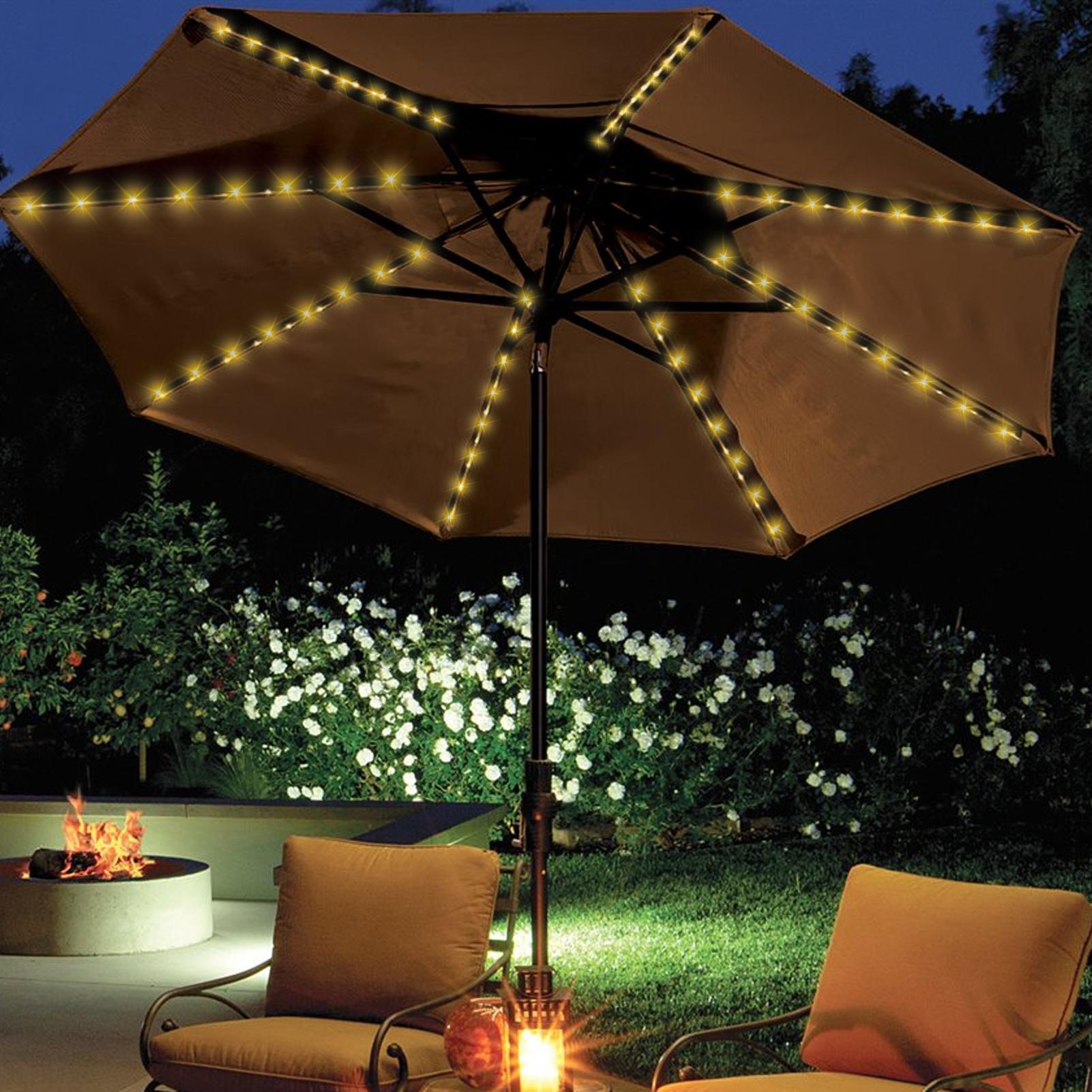 Solar Umbrella String Light 10 - đánh giá và giá Smart Garden Light Camera