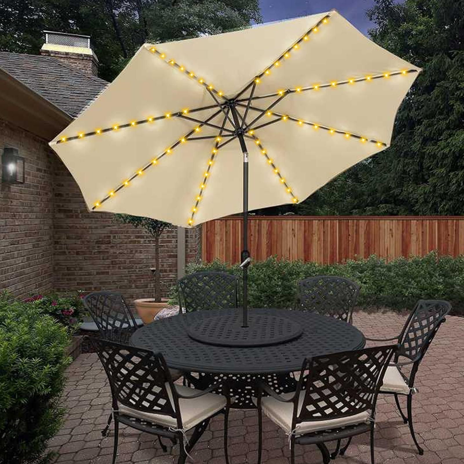Solar Umbrella String Light 10 - đánh giá và giá Smart Garden Light Camera