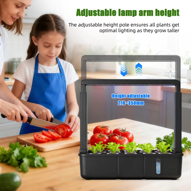 Indoor LED 15 Tube Hydroponics - đánh giá và giá Smart Garden Youtube