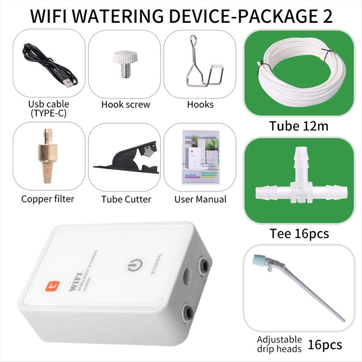 Tuya WiFi Smart Watering Syste - đánh giá và giá Smart Garden Devices