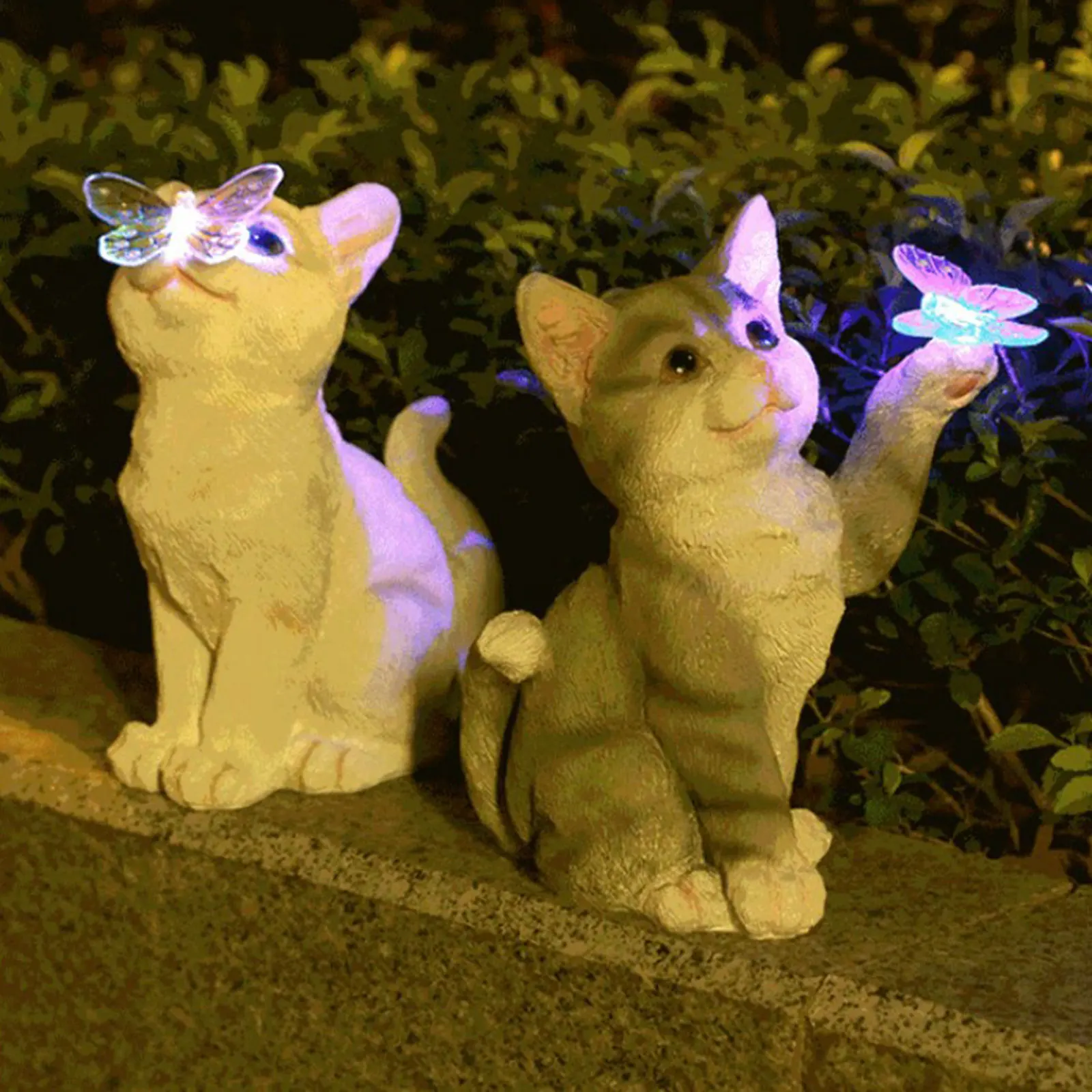 Outdoor Cat Sculpture Figurine - đánh giá và giá Smart Garden Light Camera