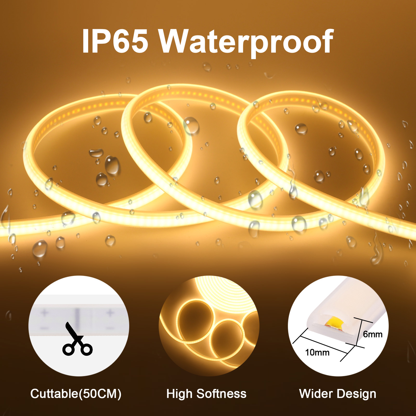 Dimmable COB LED Strip Light 2 - đánh giá và giá Led Plant Light Strip