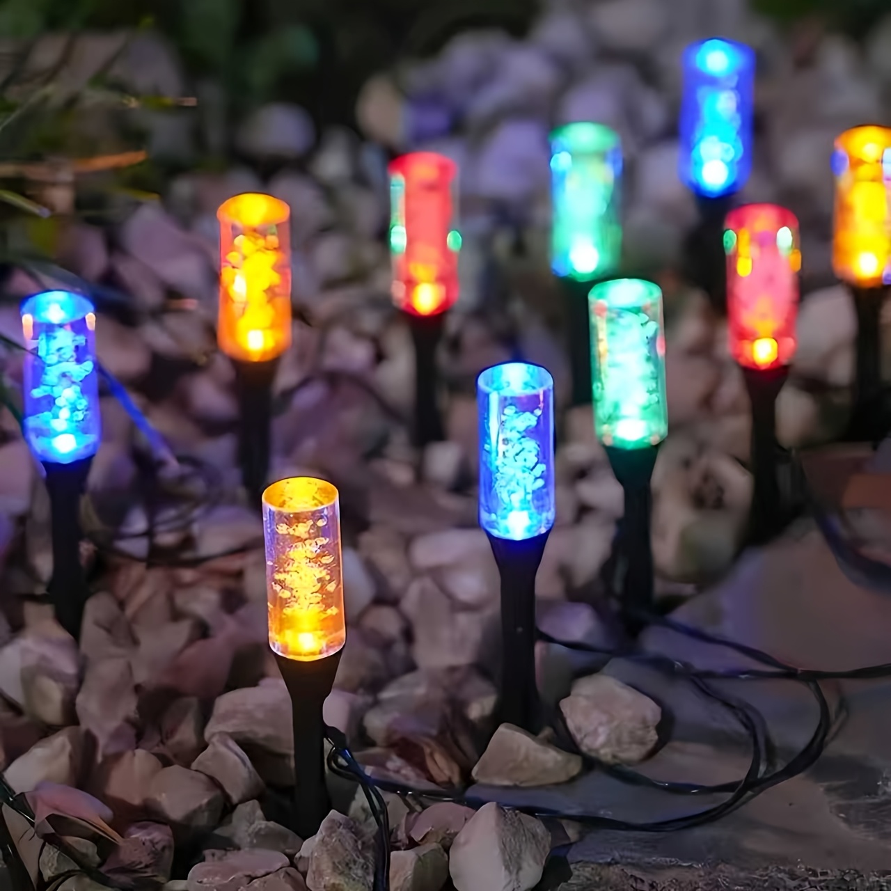 Solar Bubble Tube Solar Pathwa - đánh giá và giá Smart Garden Light Camera