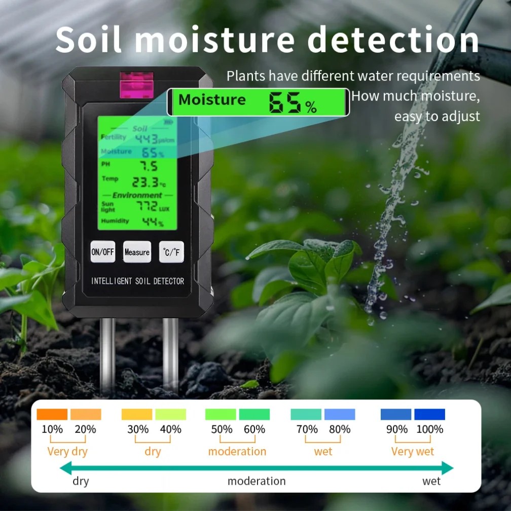 6 in 1 Soil Detector Soil Test - đánh giá và giá Soil Test Digital